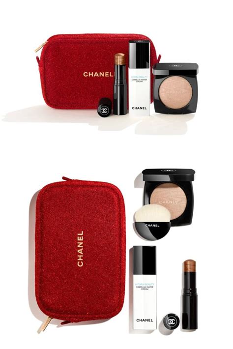 chanel 2020 holiday gift set|Chanel tweed makeup gift set.